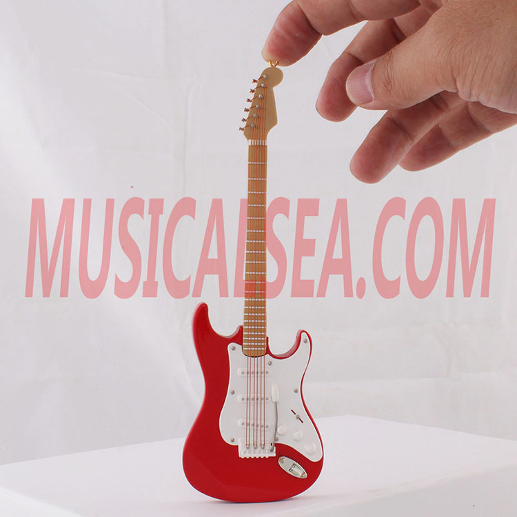 Mini guitar toy mini musical instrument woode